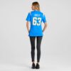 Women's Los Angeles Chargers Corey Linsley Nike Powder Blue Game Player Jersey
