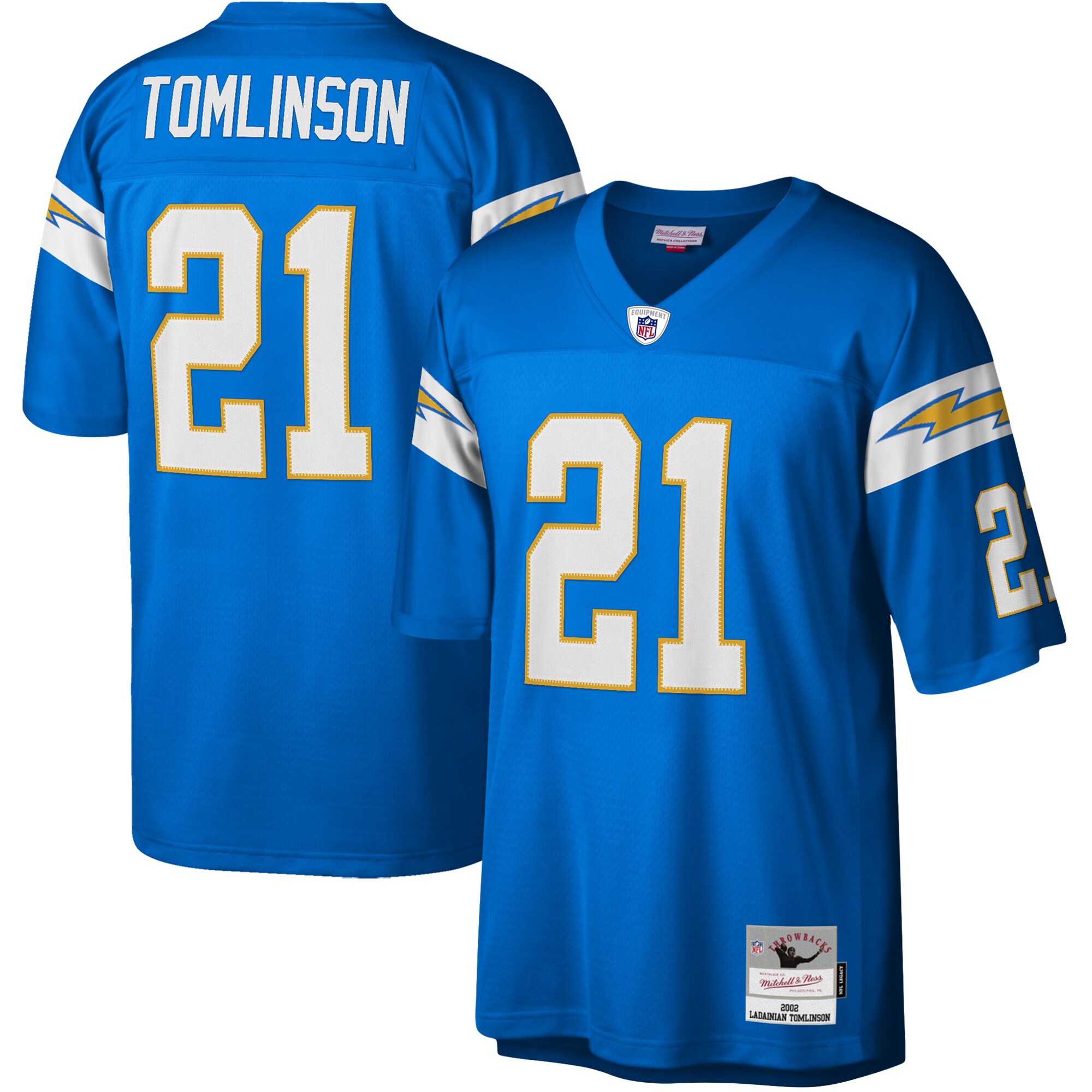 0EC7D1B5-24A4-DBBD-B273-866235E4B586 Men's Los Angeles Chargers LaDainian Tomlinson Mitchell & Ness Powder Blue Legacy Replica Jersey