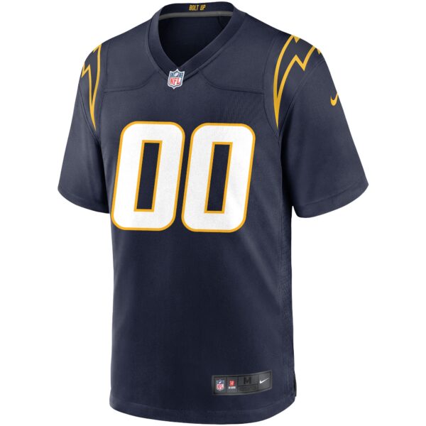 100F18DD-E0C8-E81E-D200-C1B43747070E Men's Los Angeles Chargers Nike Navy Alternate Custom Game Jersey