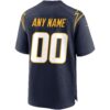 165DD99F-B5C4-F9B7-9FF3-35B57D5D426D Men's Los Angeles Chargers Nike Navy Alternate Custom Game Jersey