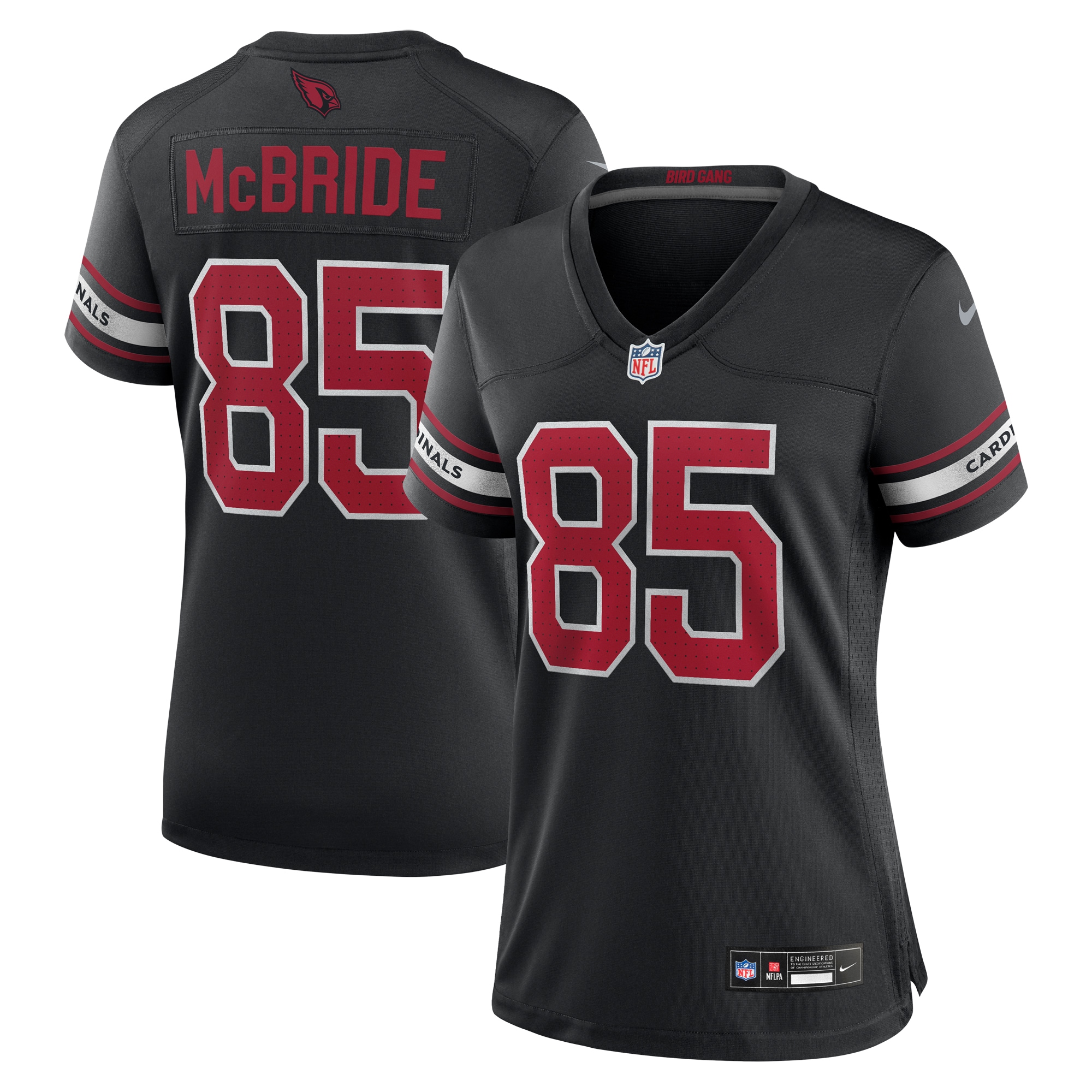 16AECABD-FE49-C31A-D803-7754796D25C5 Women's Arizona Cardinals Trey McBride Nike Black Alternate Game Jersey