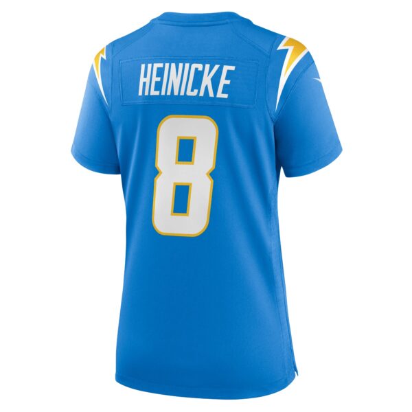 1CD26A78-DC86-0870-6E84-471FA742F06D Women's Los Angeles Chargers Taylor Heinicke Nike Powder Blue Game Jersey