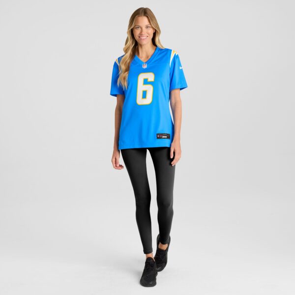 25022A0C-C63A-9B5A-ACB8-C51EE9332769 Women's Los Angeles Chargers Eric Kendricks Nike Powder Blue Game Player Jersey
