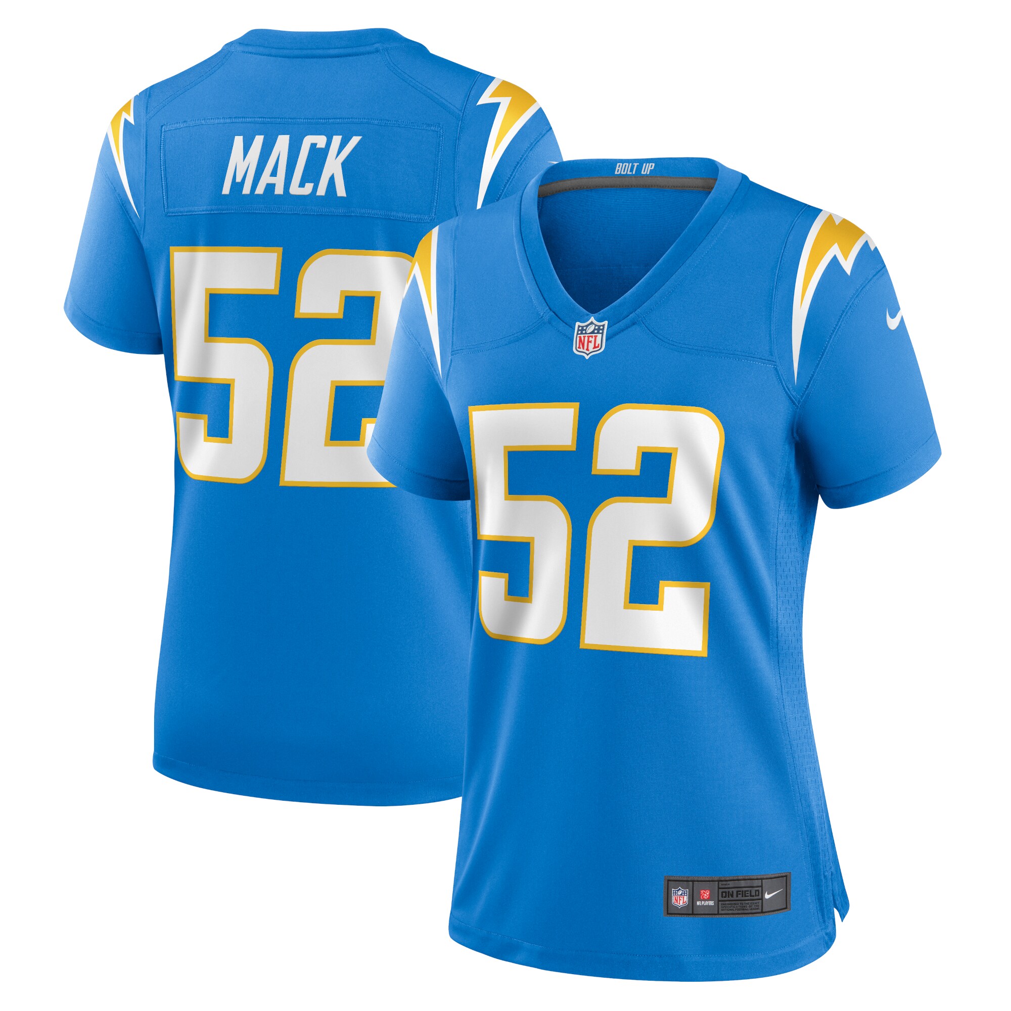 2E460DC1-163B-4D15-2A42-9FFC8EF5940E Women's Los Angeles Chargers Khalil Mack Nike Powder Blue Player Jersey