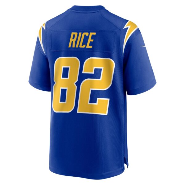 2EF6CA7E-5E7B-6638-A2B1-C0FC1AE601D4 Men's Los Angeles Chargers Brenden Rice Nike Royal 2nd Alternate Game Player Jersey