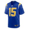 317EE5F8-5CAB-1677-07E4-CB71811740F4 Men's Los Angeles Chargers Ladd McConkey Nike Royal Alternate Game Jersey