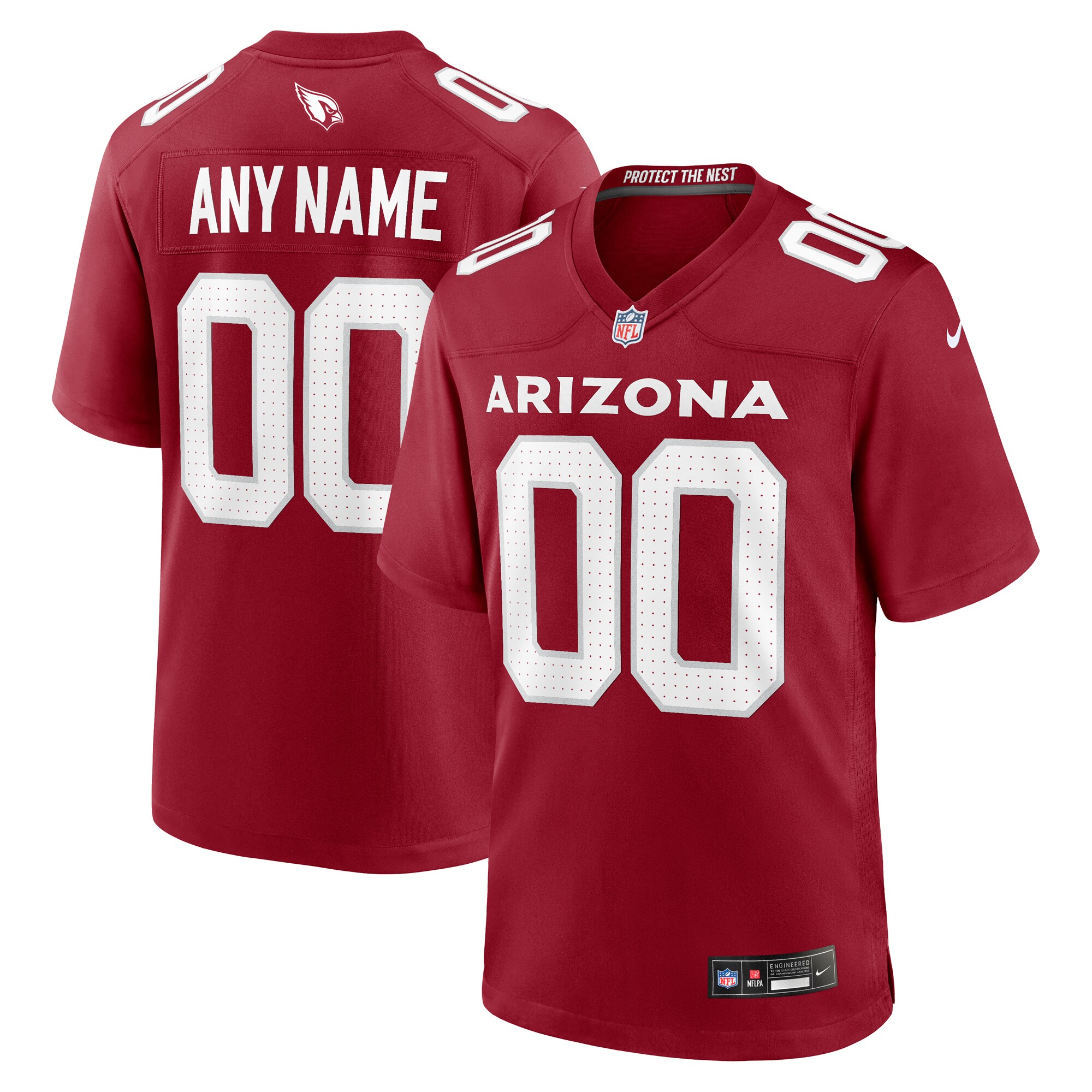 33CC965E-F3DA-D25D-B214-7D7AF920BAAA Men's Arizona Cardinals Nike Cardinal Custom Game Jersey
