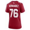 Women's Arizona Cardinals Will Hernandez Nike  Cardinal  Game Jersey