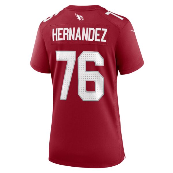 Women's Arizona Cardinals Will Hernandez Nike  Cardinal  Game Jersey