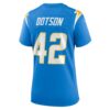 391AD8A5-BC31-BBC7-0285-55C9DC99E1BB Women's Los Angeles Chargers Elijah Dotson Nike Powder Blue Team Game Jersey