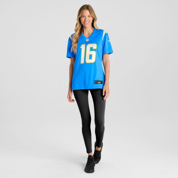 3B9E0D44-7395-3742-E97E-D67726BC9BB2 Women's Los Angeles Chargers JK Scott Nike Powder Blue Game Jersey