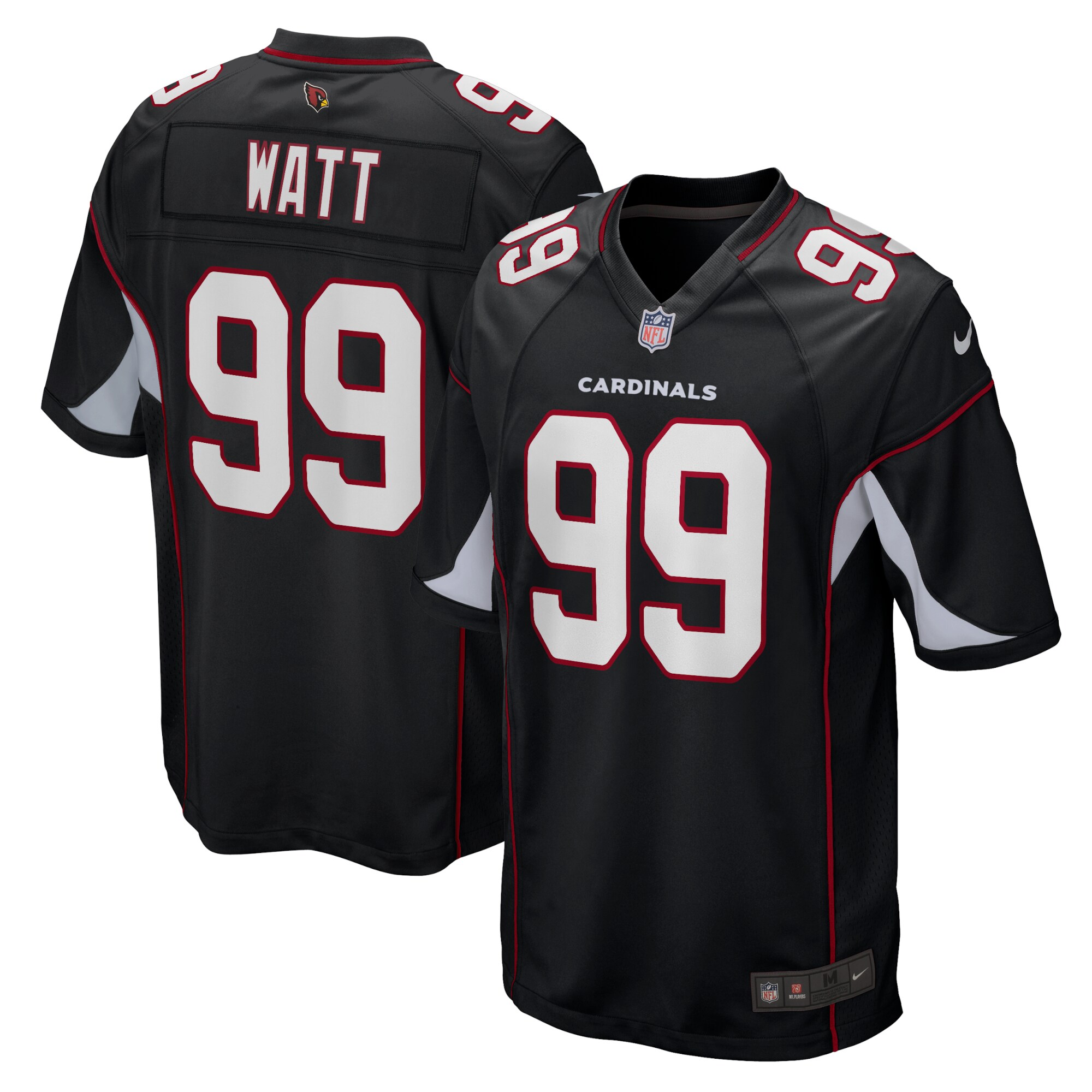 3C1E042C-8F2A-81C7-B02A-702E00D80993 Men's Arizona Cardinals J.J. Watt Nike Black Alternate Game Jersey
