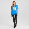 412441EC-08A6-A18D-2671-9AF975C1E7CC Women's Los Angeles Chargers Terrell Bynum Nike Powder Blue Team Game Jersey