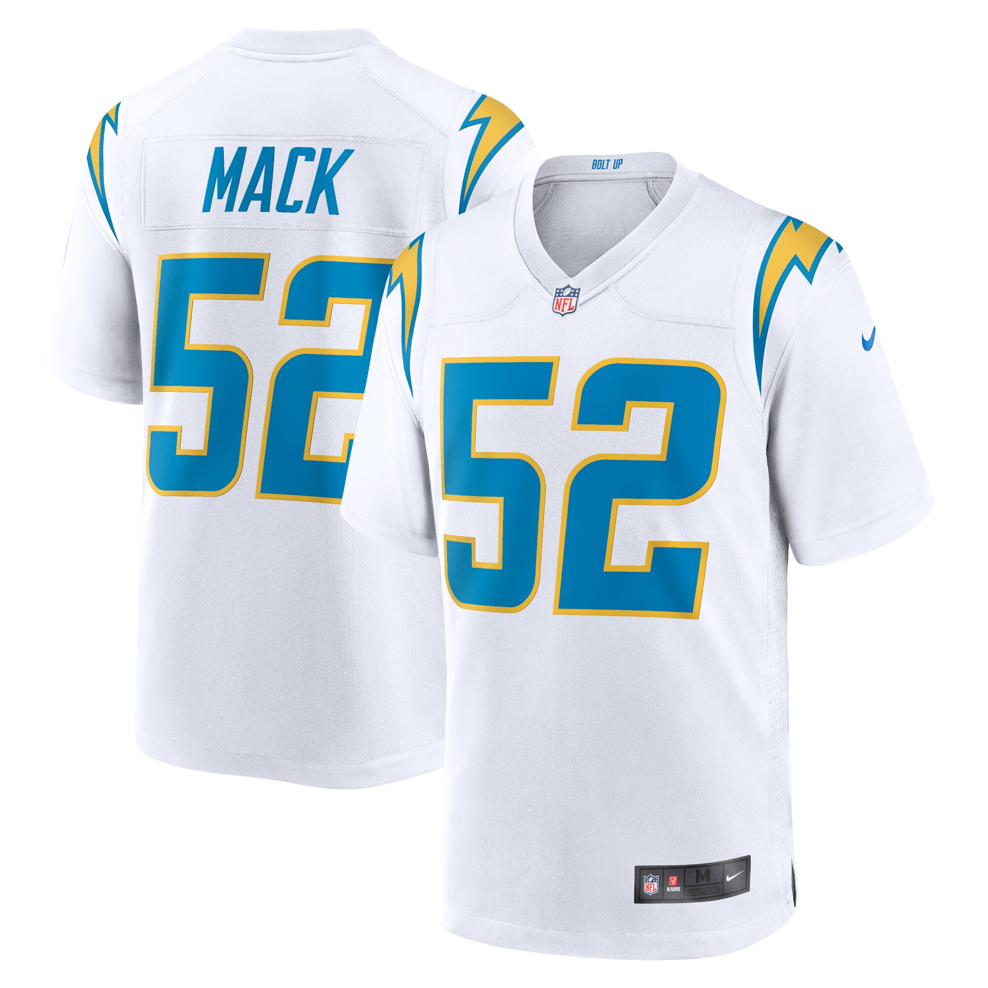 43D424B8-7435-9597-F20A-9F579C043458 Men's Los Angeles Chargers Khalil Mack Nike White Game Jersey
