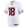 Men's Arizona Cardinals Marvin Harrison Jr. Nike White  Player Game Jersey