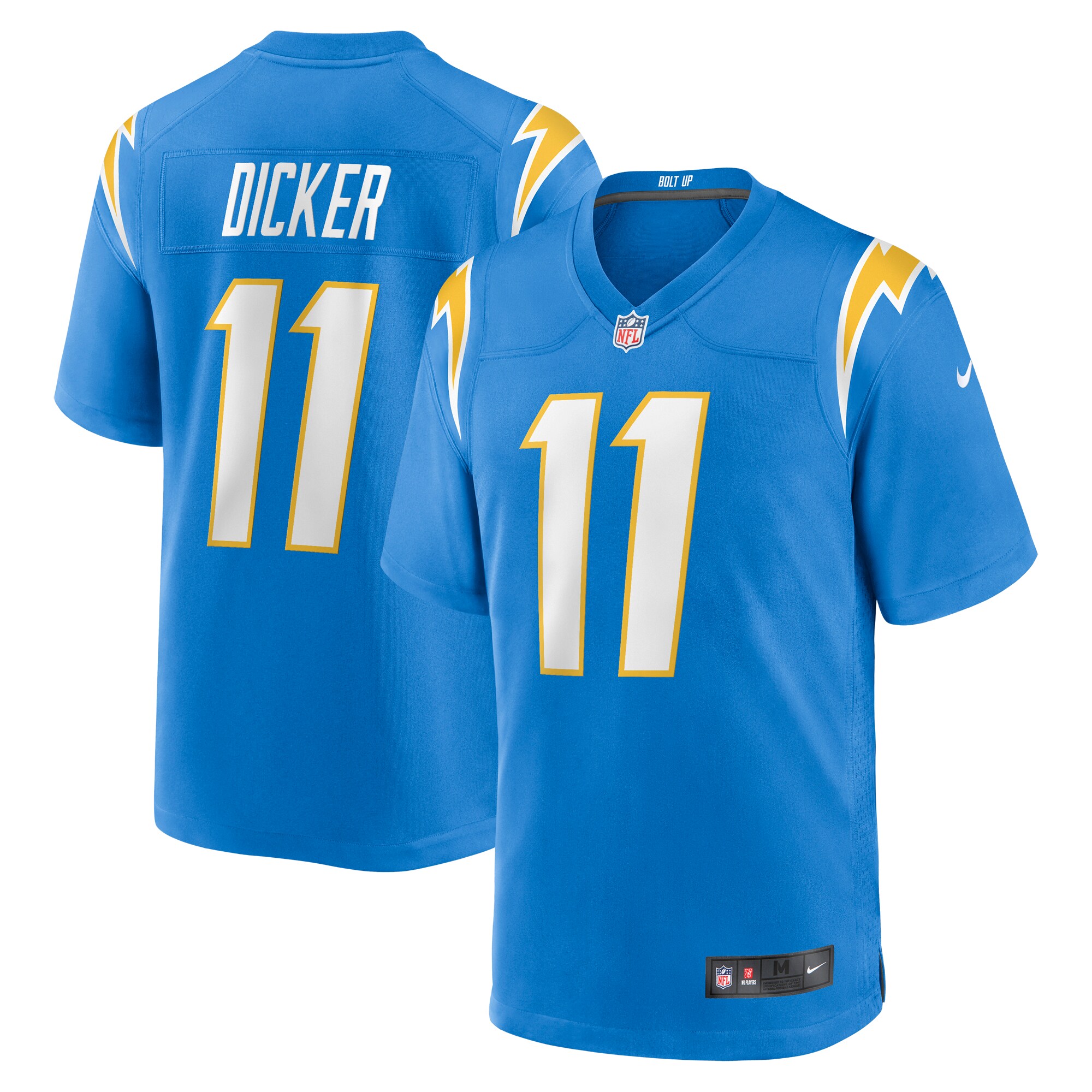 4F2A14EF-924D-4B78-B480-8EF1D4643A20 Men's Los Angeles Chargers Cameron Dicker Nike Powder Blue Game Jersey