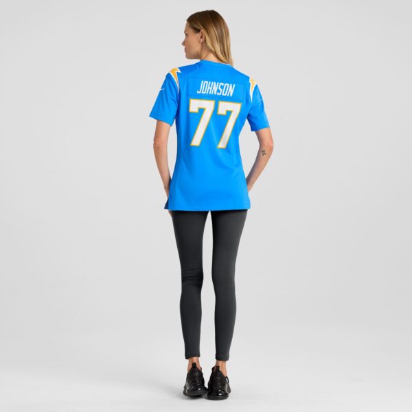 52498C94-C543-EEED-289E-9898E884B4BA Women's Los Angeles Chargers Zion Johnson Nike Powder Blue Player Game Jersey