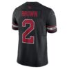 55F82A65-C56E-3916-706B-F85226C4B6E8 Men's Arizona Cardinals Marquise Brown Nike Black Vapor F.U.S.E. Limited Jersey