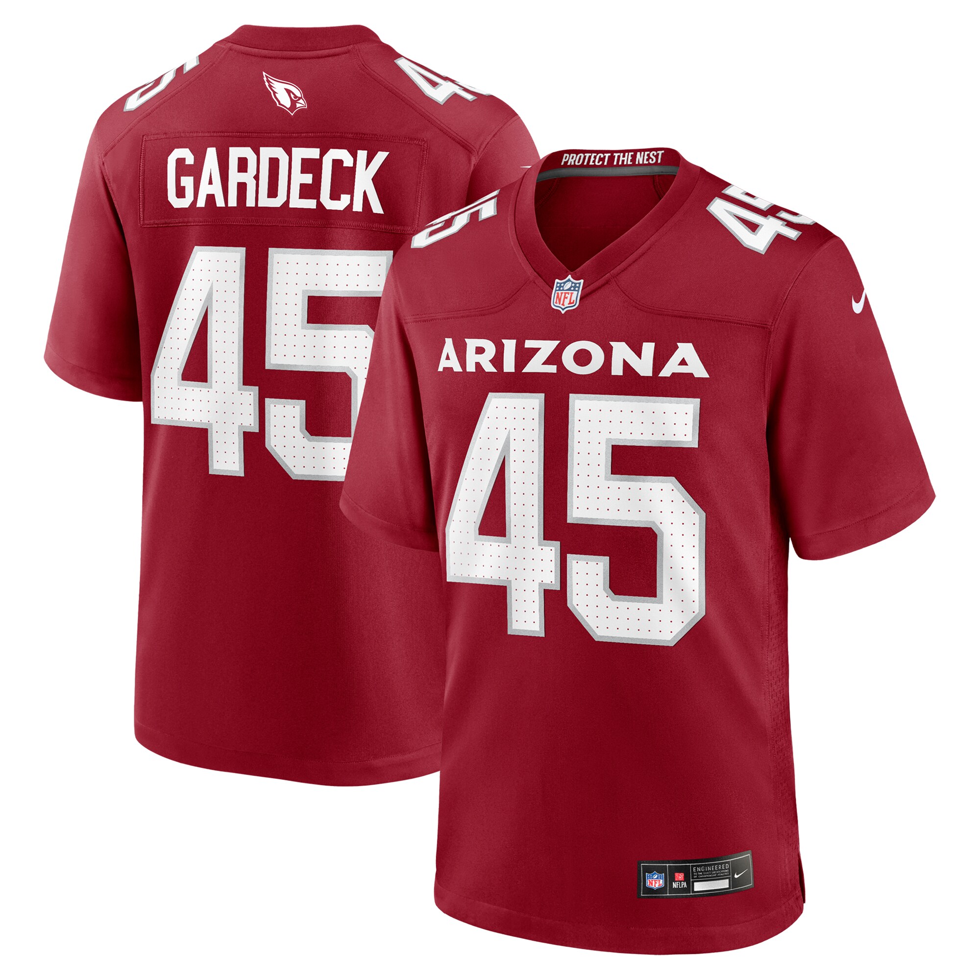 5F1396C6-F7FC-C56A-5E48-B91313874271 Men's Arizona Cardinals Dennis Gardeck Nike Cardinal Team Game Jersey