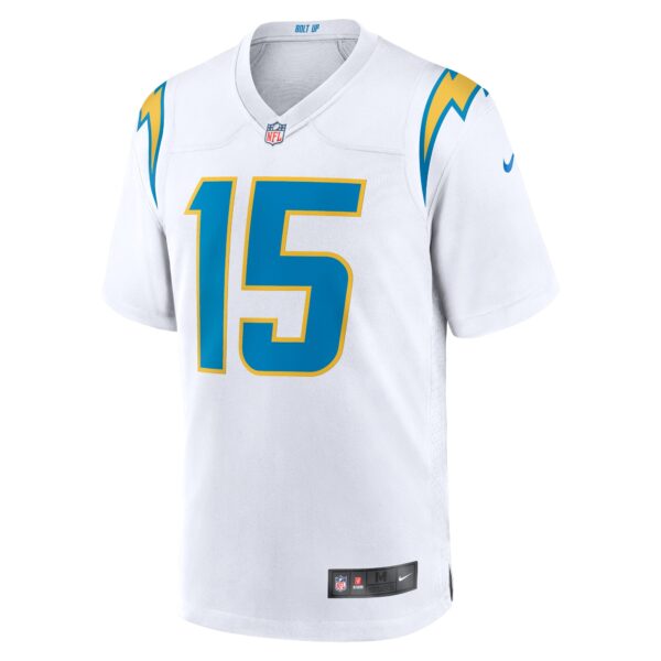 6238234B-E96A-590F-6312-07E1327B7F47 Men's Los Angeles Chargers Ladd McConkey Nike White Game Jersey