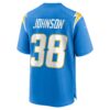 Men's Los Angeles Chargers Emany Johnson Nike  Powder Blue Team Game Jersey