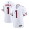 860770CF-2B56-9FF2-4F33-CF02F74EA19A Men's Arizona Cardinals Kyler Murray Nike White Game Player Jersey