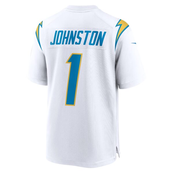 893B6CEC-3E81-87D2-6EE8-C69661EF4897 Men's Los Angeles Chargers Quentin Johnston Nike White Away Game Jersey