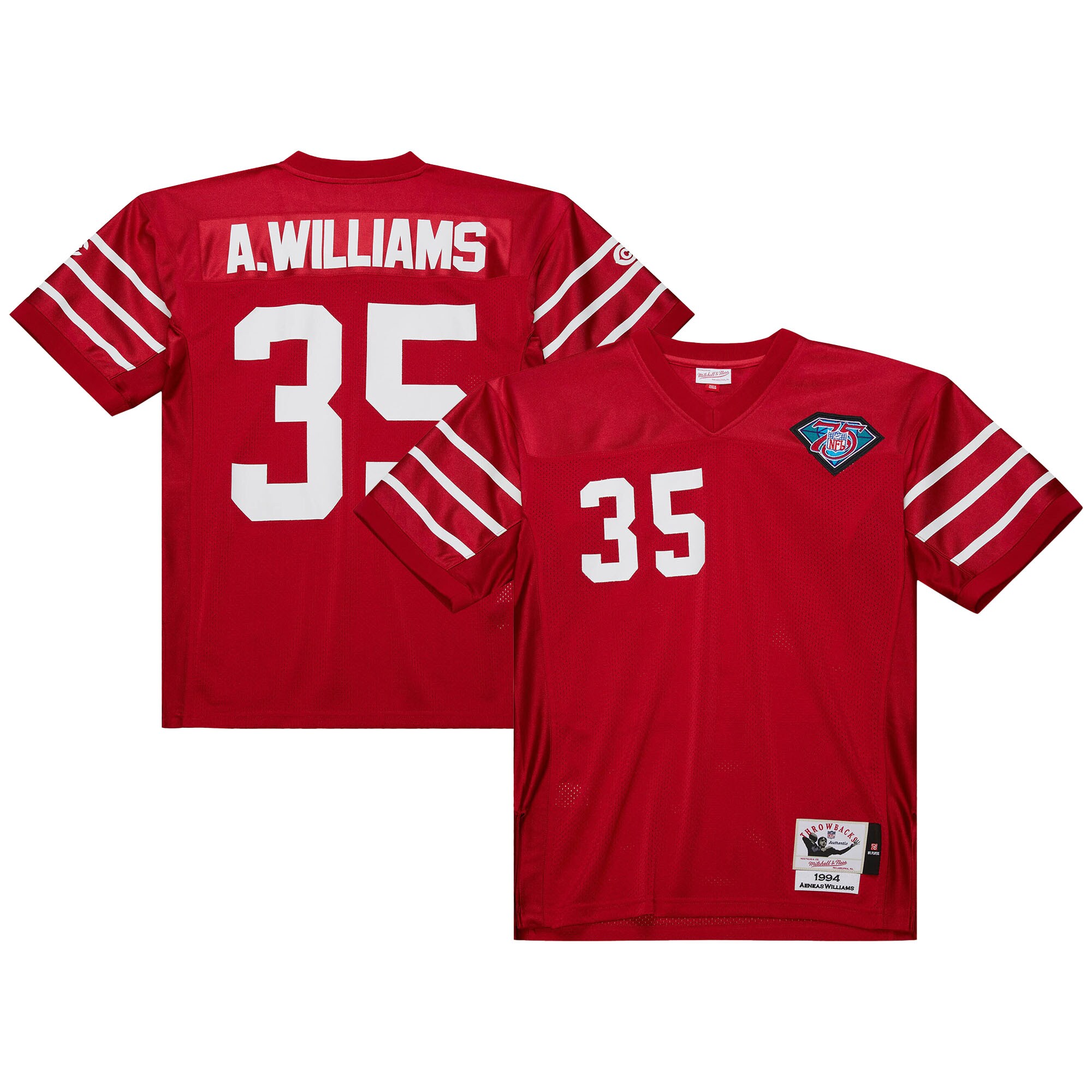 Men's Arizona Cardinals 1994 Aeneas Williams Mitchell & Ness Cardinal Authentic Throwback Retired Player Jersey