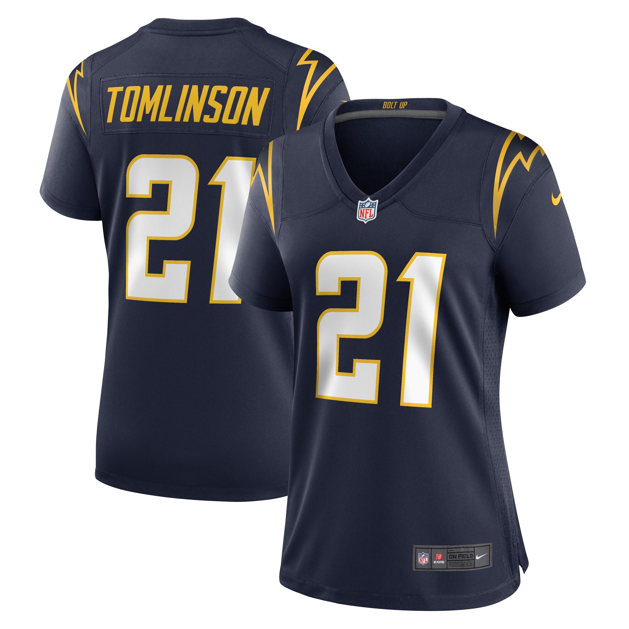 A32F0369-834F-6B7A-0265-63EADF90FF20 Women's Los Angeles Chargers LaDainian Tomlinson Nike Navy Retired Player Jersey