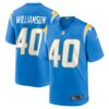 Men's Los Angeles Chargers Kendall Williamson Nike  Powder Blue Team Game Jersey