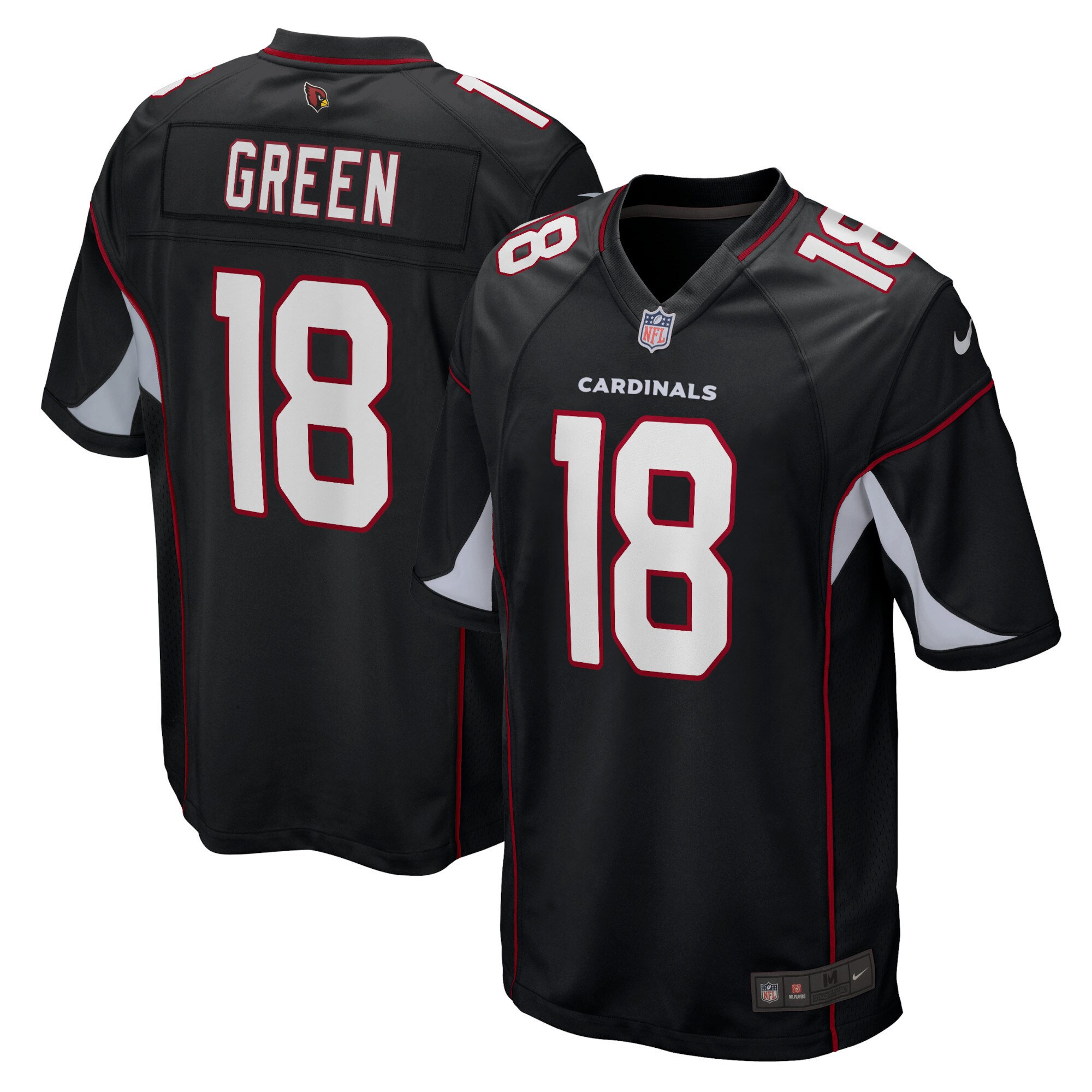 B4C664AF-76C6-5E9E-C574-D9B5E7D90581 Men's Arizona Cardinals A.J. Green Nike Black Game Jersey