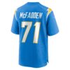CA2A9C87-C419-9346-64EB-C2556229B184 Men's Los Angeles Chargers Jordan McFadden Nike Powder Blue Team Game Jersey