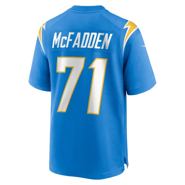 CA2A9C87-C419-9346-64EB-C2556229B184 Men's Los Angeles Chargers Jordan McFadden Nike Powder Blue Team Game Jersey