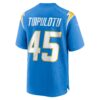 D1EBF402-75A7-A64C-E047-4FE29B894891 Men's Los Angeles Chargers Tuli Tuipulotu Nike Powder Blue Team Game Jersey