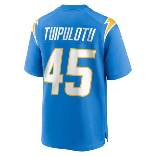 D1EBF402-75A7-A64C-E047-4FE29B894891 Men's Los Angeles Chargers Tuli Tuipulotu Nike Powder Blue Team Game Jersey