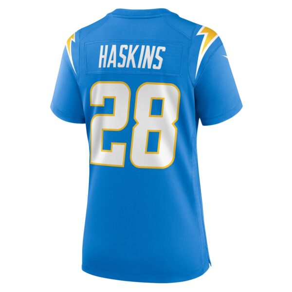 Women's Los Angeles Chargers Hassan Haskins Nike  Powder Blue  Game Jersey