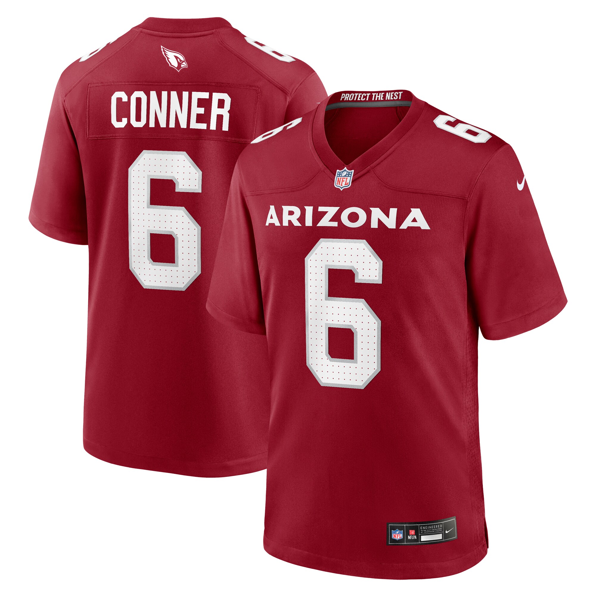 D815F832-E4E6-C7DC-5951-6A7BA4CC0F4E Men's Arizona Cardinals James Conner Nike Cardinal Home Game Jersey