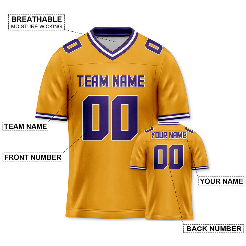 DB975C13-AF2F-2248-0C2E-C639A3125D89 Custom Gold Purple Mesh Authentic Football Jersey