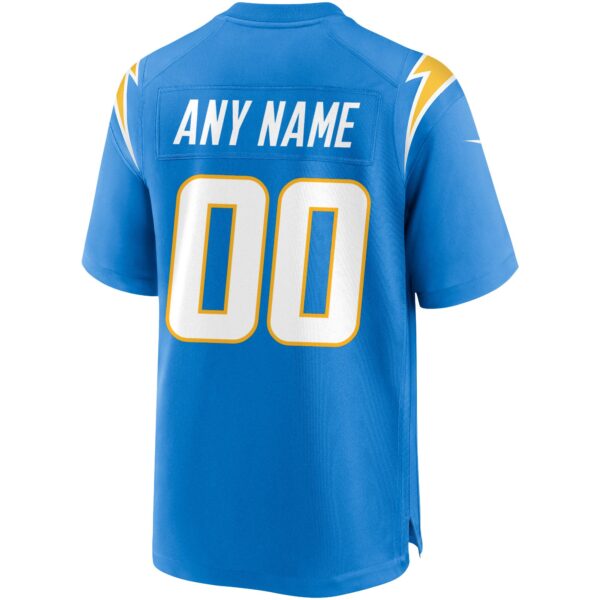 E48001A6-5E44-BFE8-43AF-3687CEAEE458 Men's Los Angeles Chargers Nike Powder Blue Custom Game Jersey
