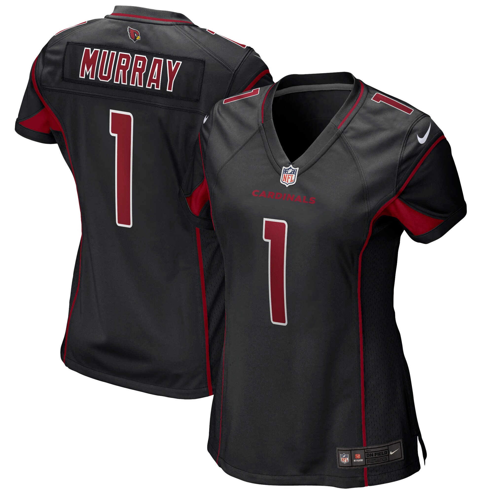 E86E9818-9C4F-E877-5B5F-89540217E4BC Women's Arizona Cardinals Kyler Murray Nike Black Alternate Game Player Jersey