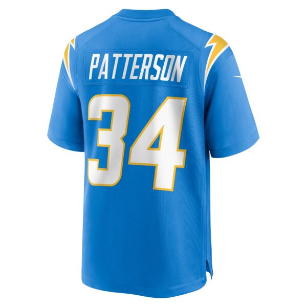 F4244F1C-DC2A-E1F2-F9B6-DFA4148227B5 Men's Los Angeles Chargers Jaret Patterson Nike Powder Blue Team Game Jersey