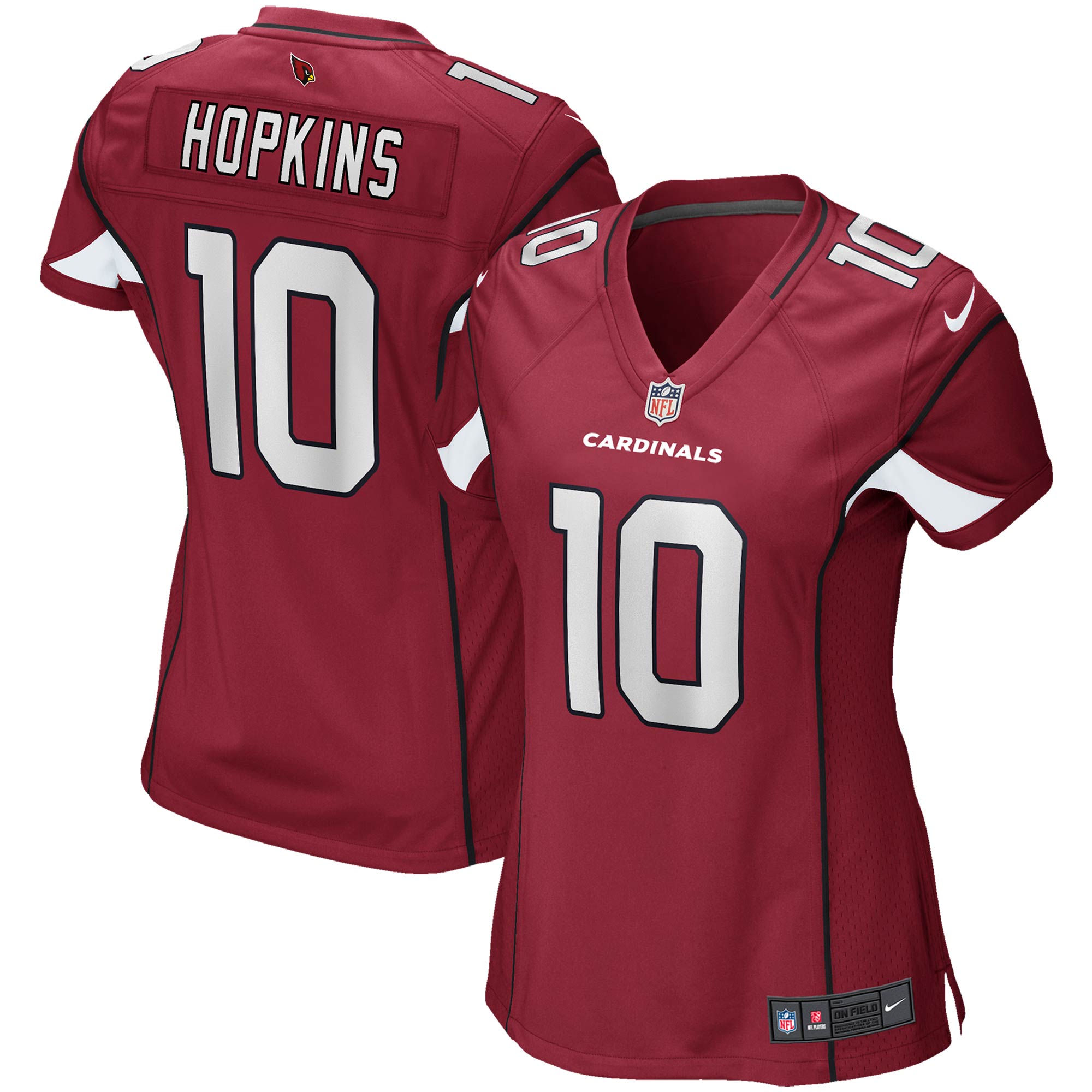 F9337E23-23BB-F7B1-D303-B5A972C07C06 Women's Arizona Cardinals DeAndre Hopkins Nike Cardinal Game Player Jersey