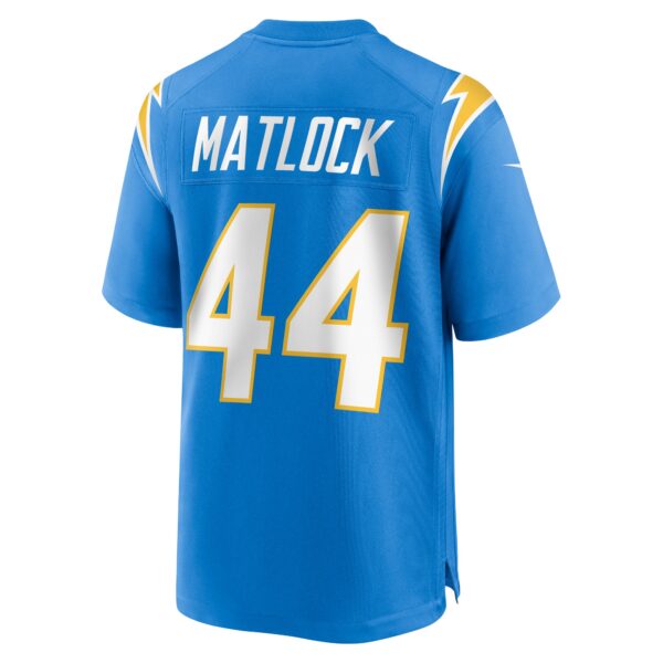 Men's Los Angeles Chargers Scott Matlock Nike  Powder Blue Team Game Jersey
