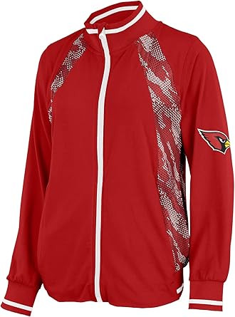 Zubaz NFL Teams Women's Elevated Lightweight Full Zip Jacket (XS - 3XL)