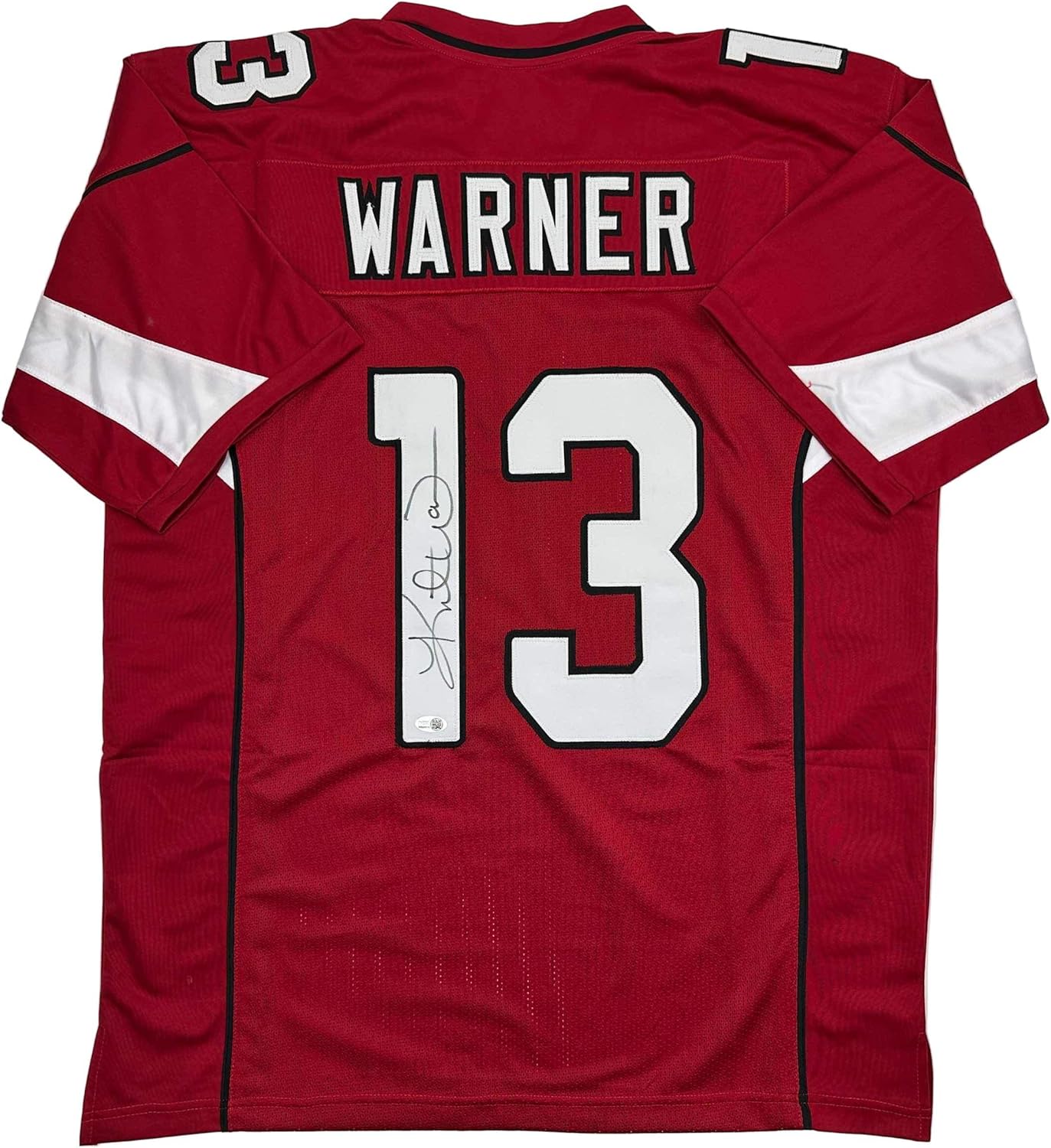 81Z2p2kNY1L._AC_SL1500_ Autographed/Signed Kurt Warner Arizona Red Football Jersey JSA COA