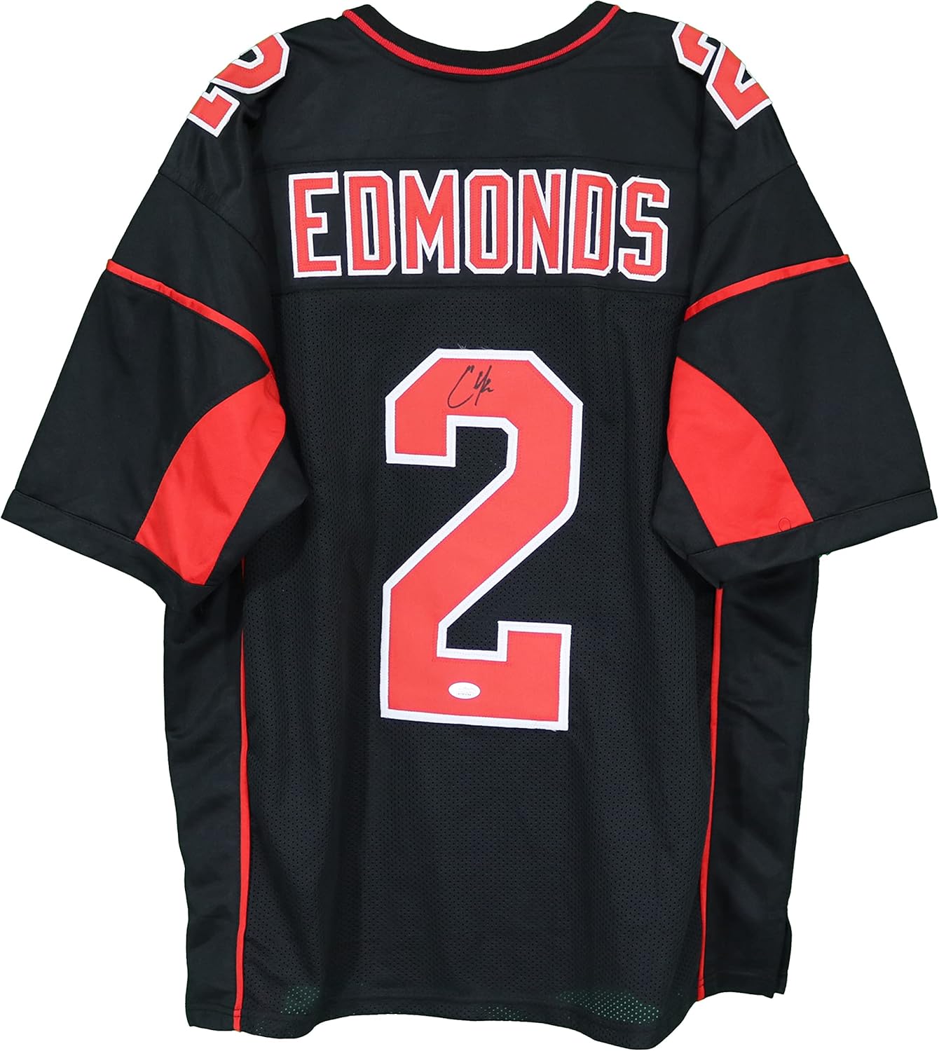 81xuDeCwwKL._AC_SL1500_ Chase Edmonds' signature black #2 custom Arizona Cardinals jersey